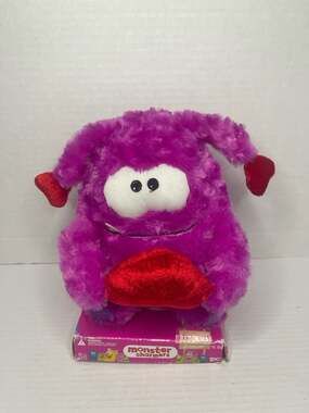 Gemmy Monster Charmers Purple Plush Singing Monster Toy Works!